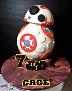 BB8 Star Wars Cake